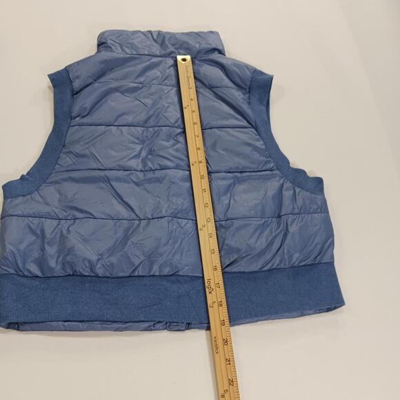 Offline by Aerie RN#54485 Women's Small Blue Snap Button Sleeveless Vest Pocket - Picture 8 of 16